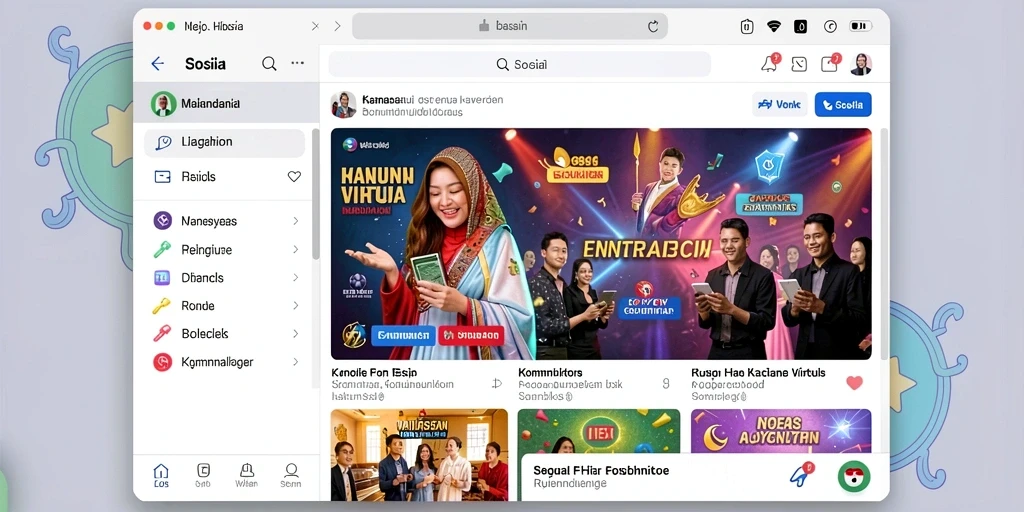 Tampilan menu utama yang menarik dan intuitif.
