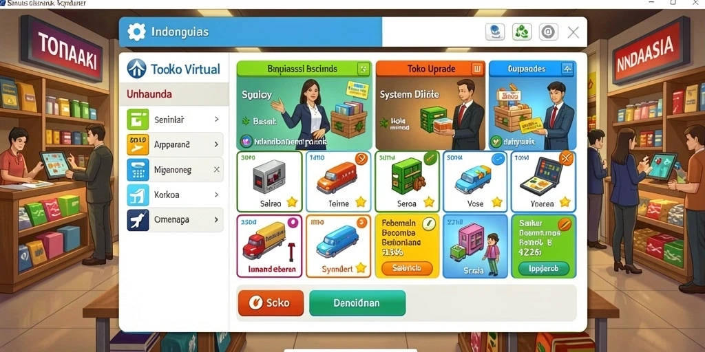 Tampilan antarmuka yang user-friendly.