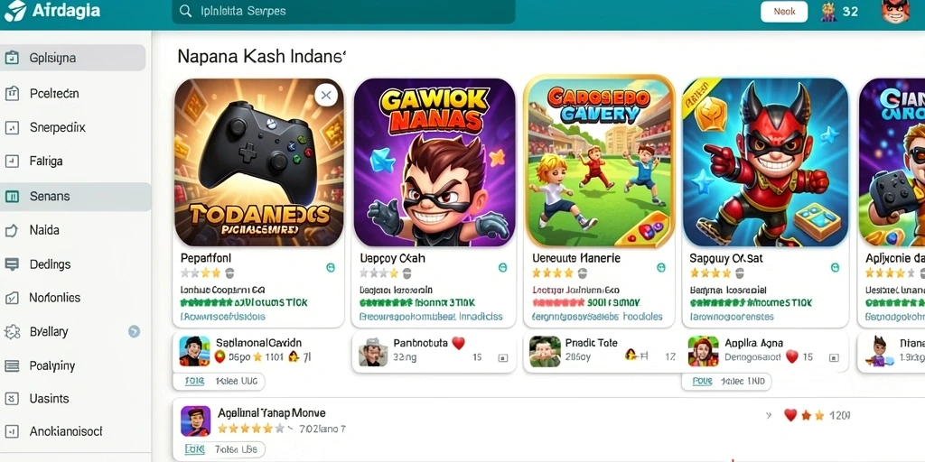Tampilan awal yang menarik dan intuitif.