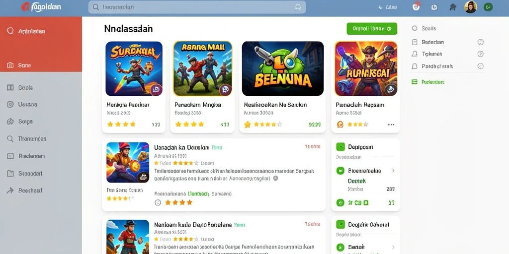 Tampilan antarmuka yang menarik dan mudah digunakan.
