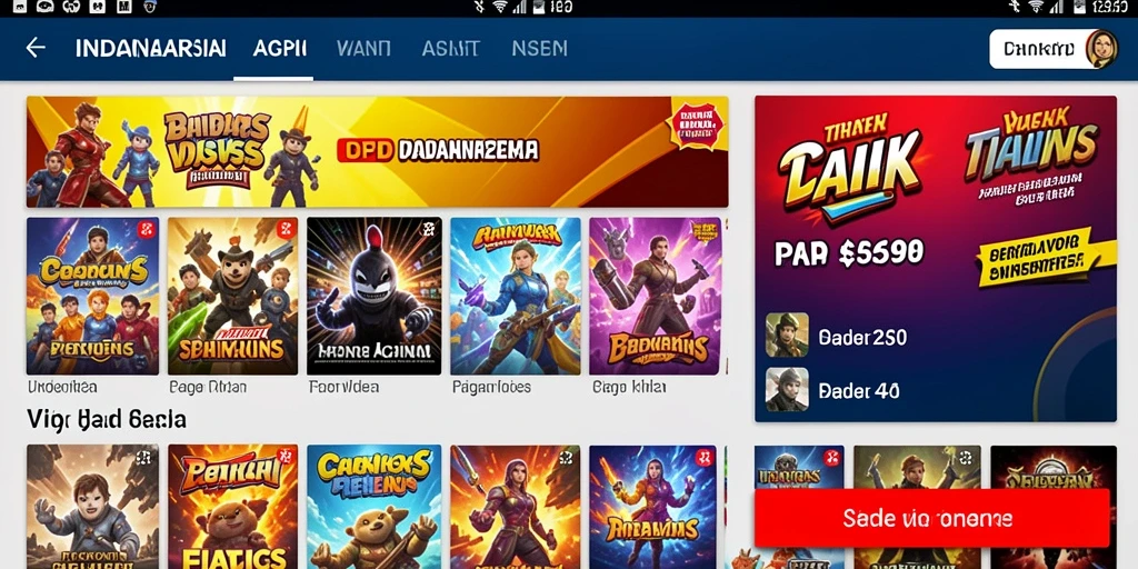 Tampilan antarmuka aplikasi yang menarik.