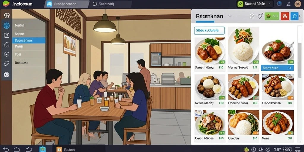 Tampilan antarmuka yang ramah pengguna.