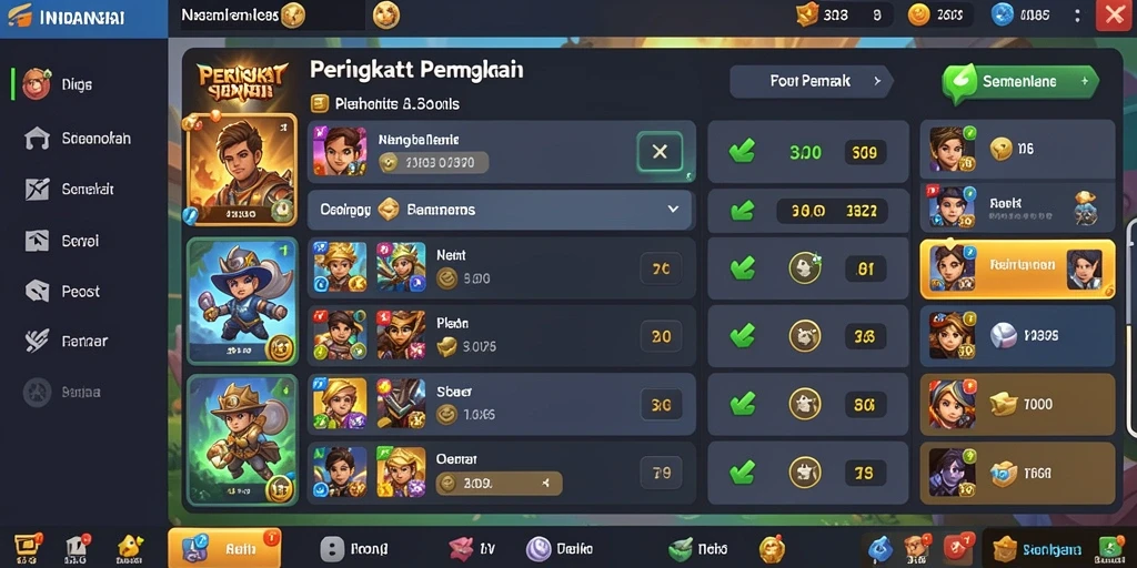 Tampilan utama yang menarik dan intuitif.