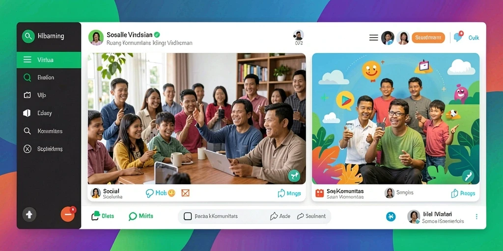 Screenshot menunjukkan tampilan menu utama aplikasi IDKLUB.