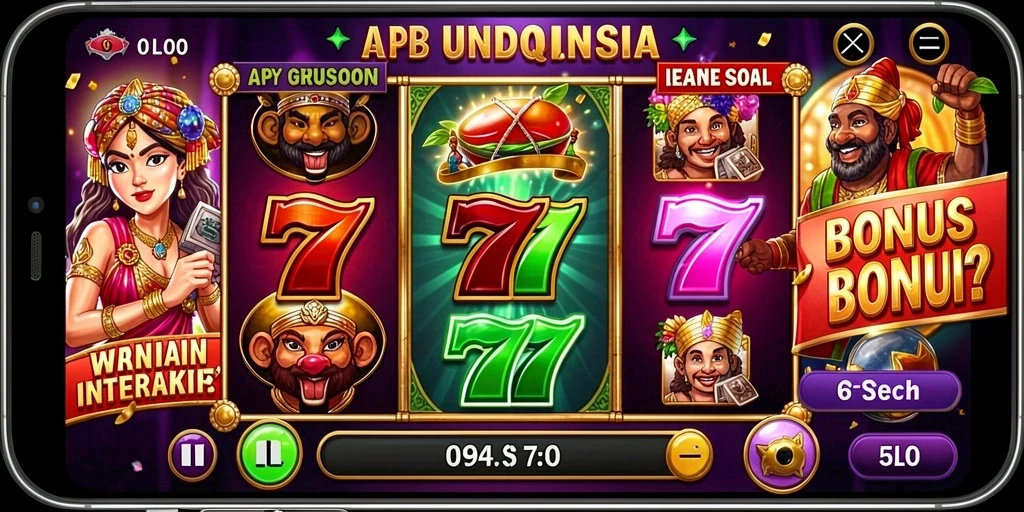 Tampilan karakter yang unik dan menarik.