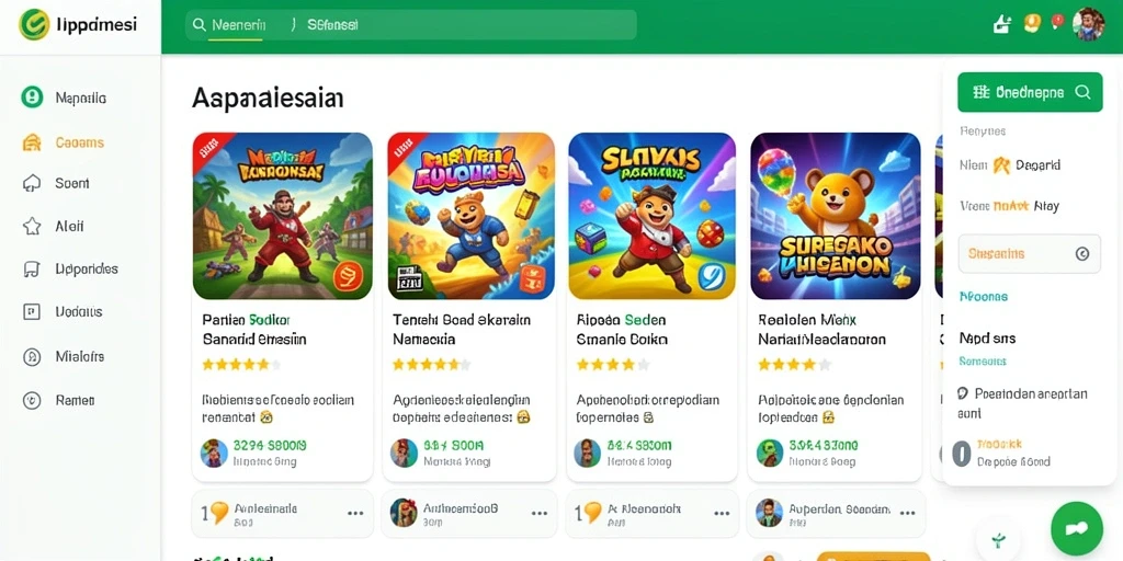 Tampilan antarmuka yang sederhana dan menarik.