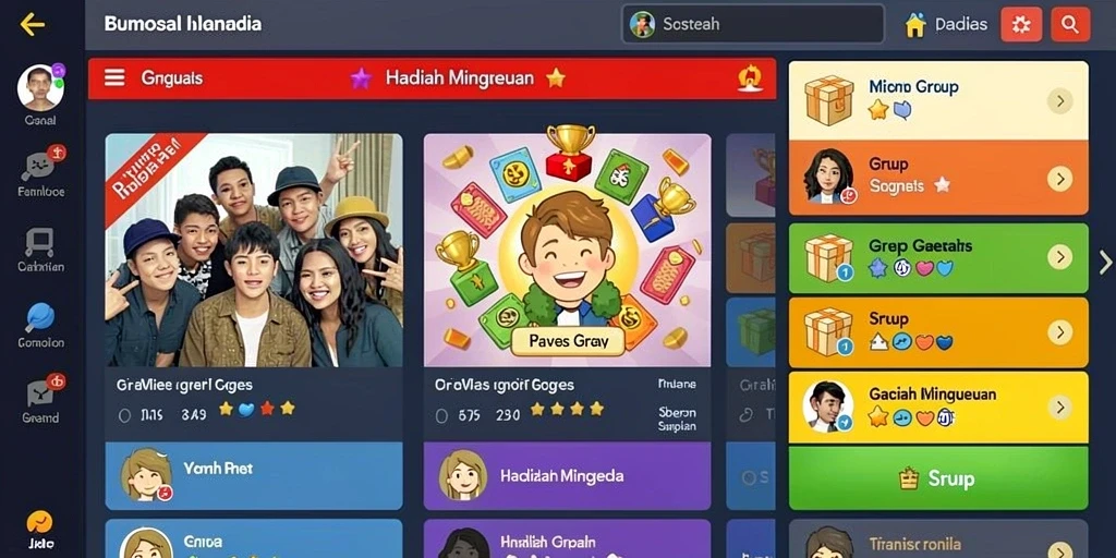 Tampilan antarmuka pengguna yang menarik dan intuitif.