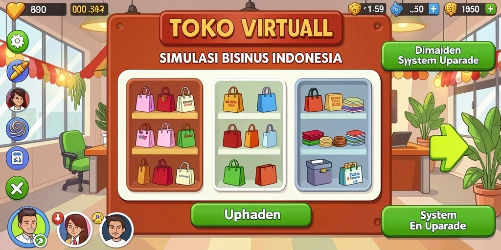 Tampilan antarmuka yang user-friendly.