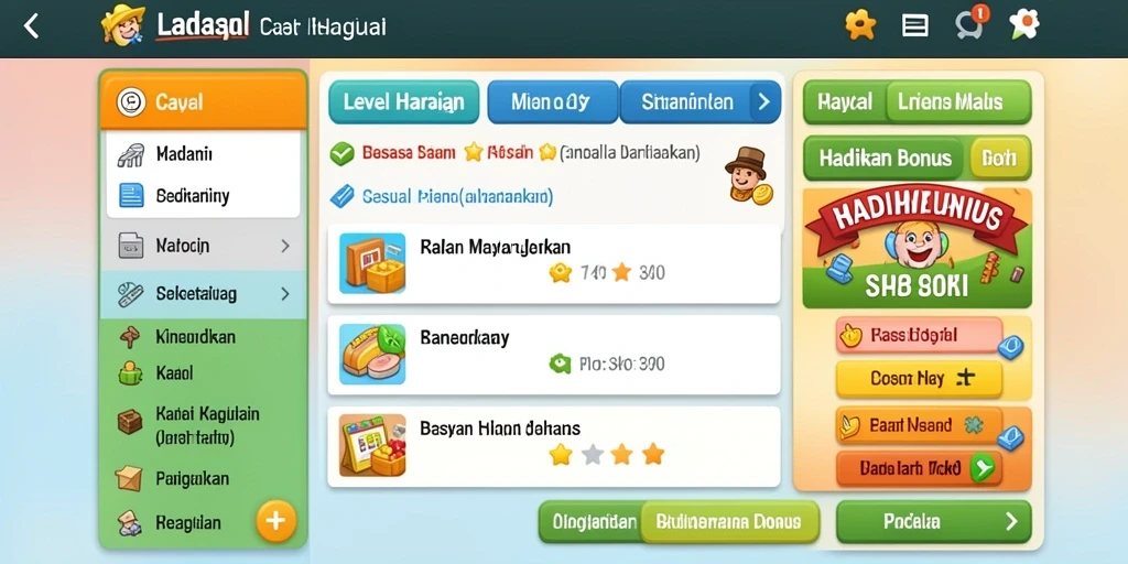 Screenshot produk terbaik dengan antarmuka yang menarik.