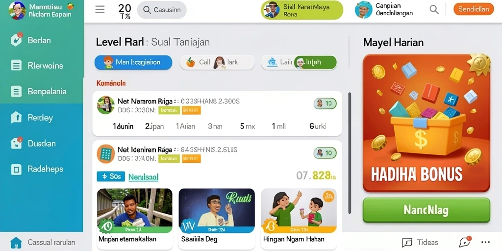 Tampilan antarmuka yang menarik dan intuitif.