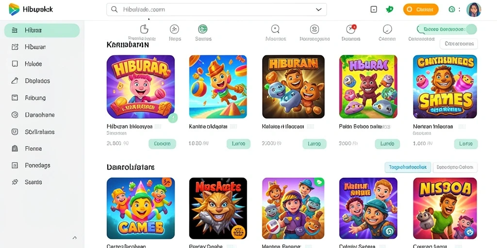 Tampilan antarmuka SLOT6000 yang modern dan menarik.
