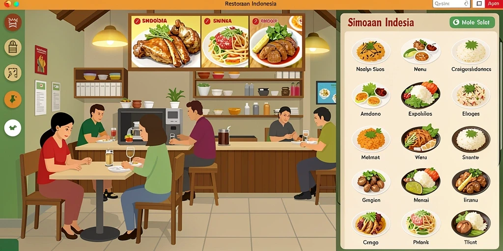 Tampilan antarmuka pengguna yang menarik dan intuitif.
